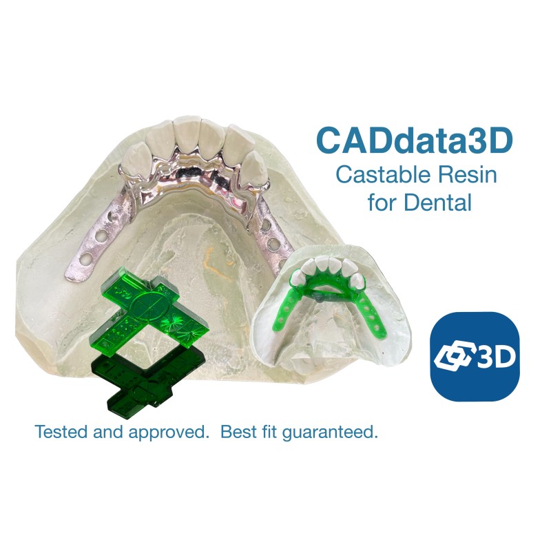 CADdata3D Castable for Resin Dental, 405nm